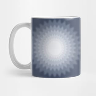 Minimalist White Start Flower Mug